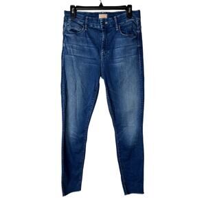 Mother Highwaisted Looker Ankle Fray in Lure Me In Size 29